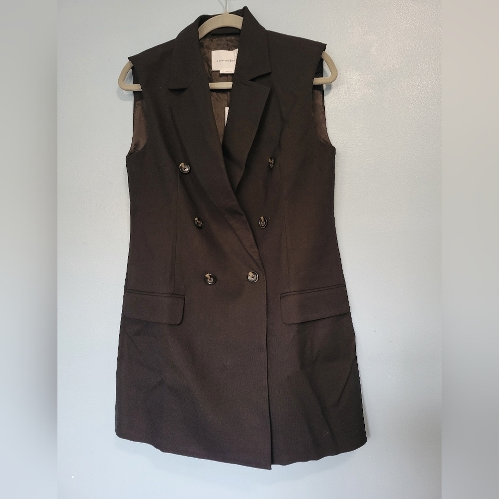 Lovers and Friends Danna Blazer Dress Black Size Small NWT - Picture 3 of 12